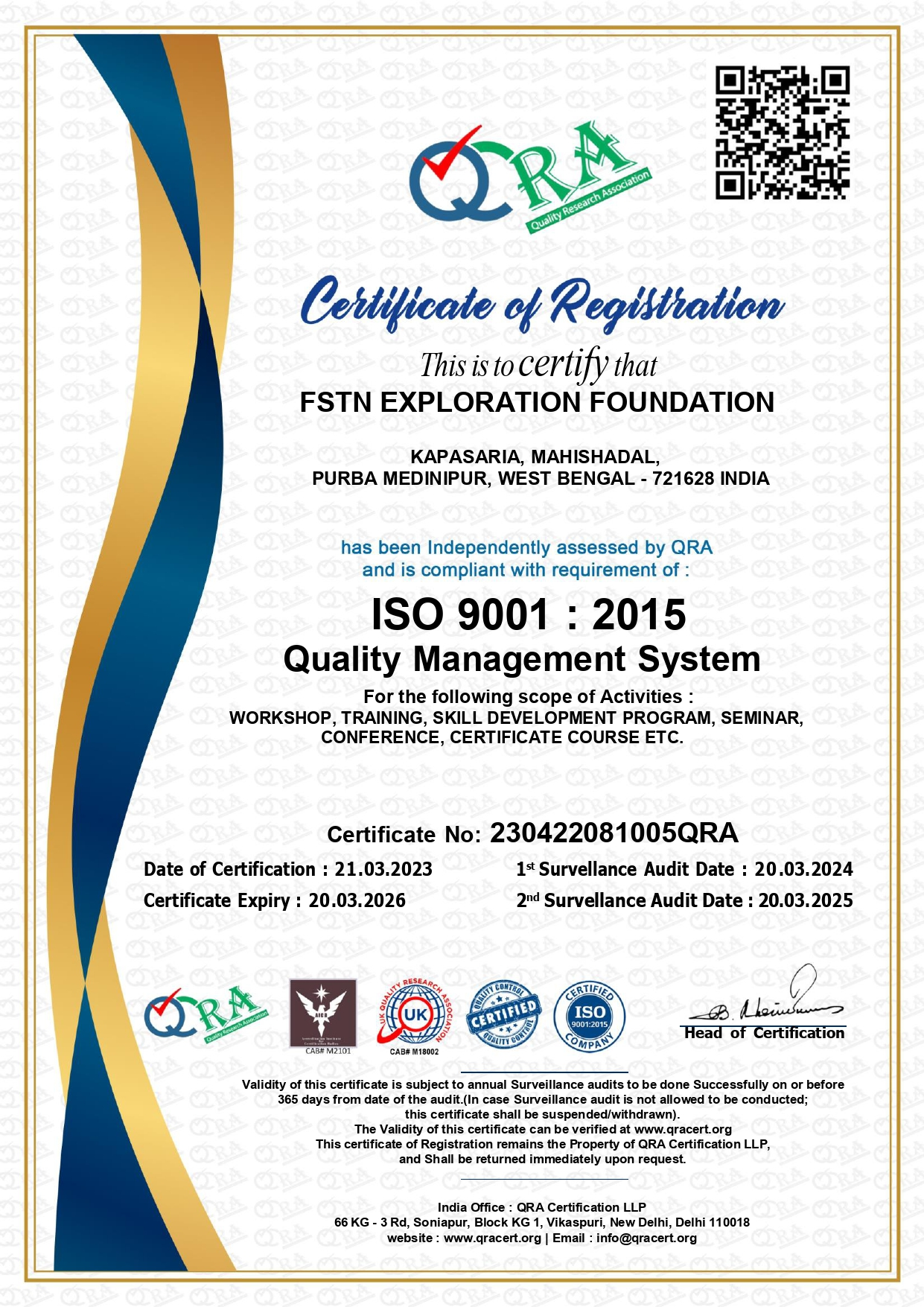 ISO Certification