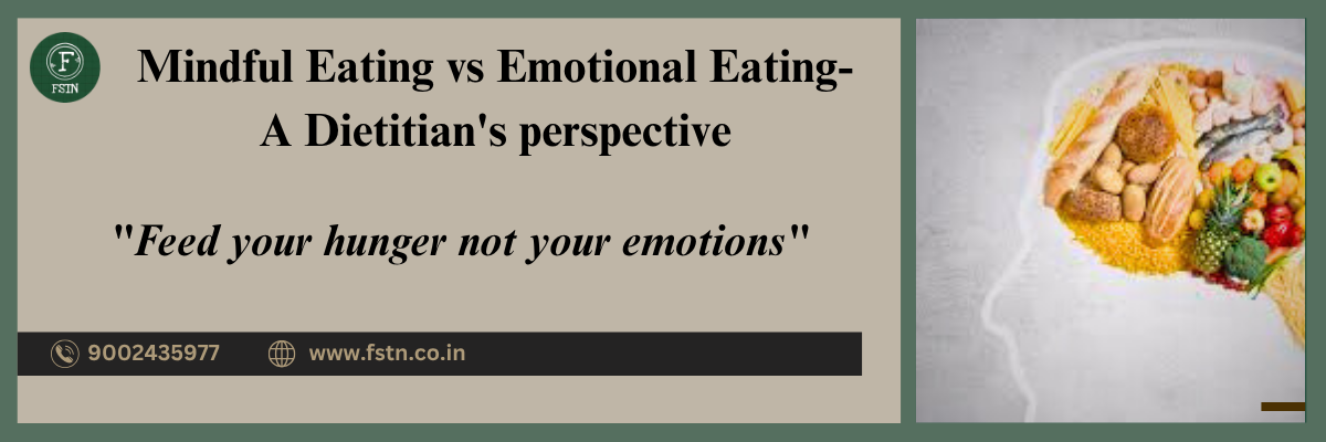 Mindful Eating vs Emotional Eating 